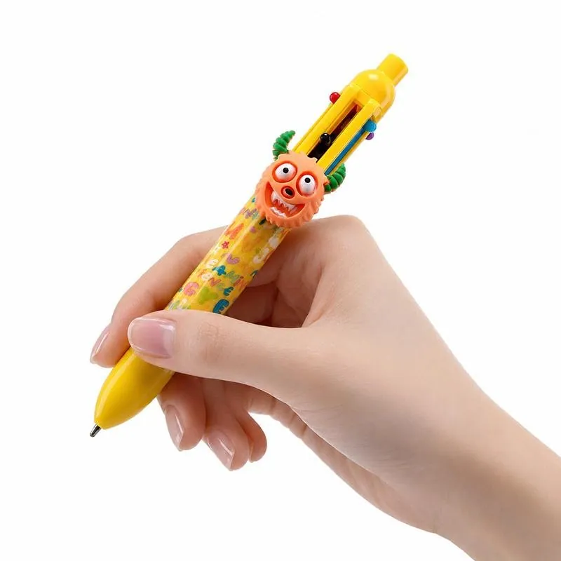 Pen 6-in-1 Character Pen Monsters 6 Assorted Designs – image 2