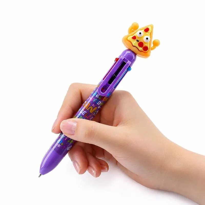 Pen 6-in-1 Character Pen Food Designs 6 Assorted Designs – image 2