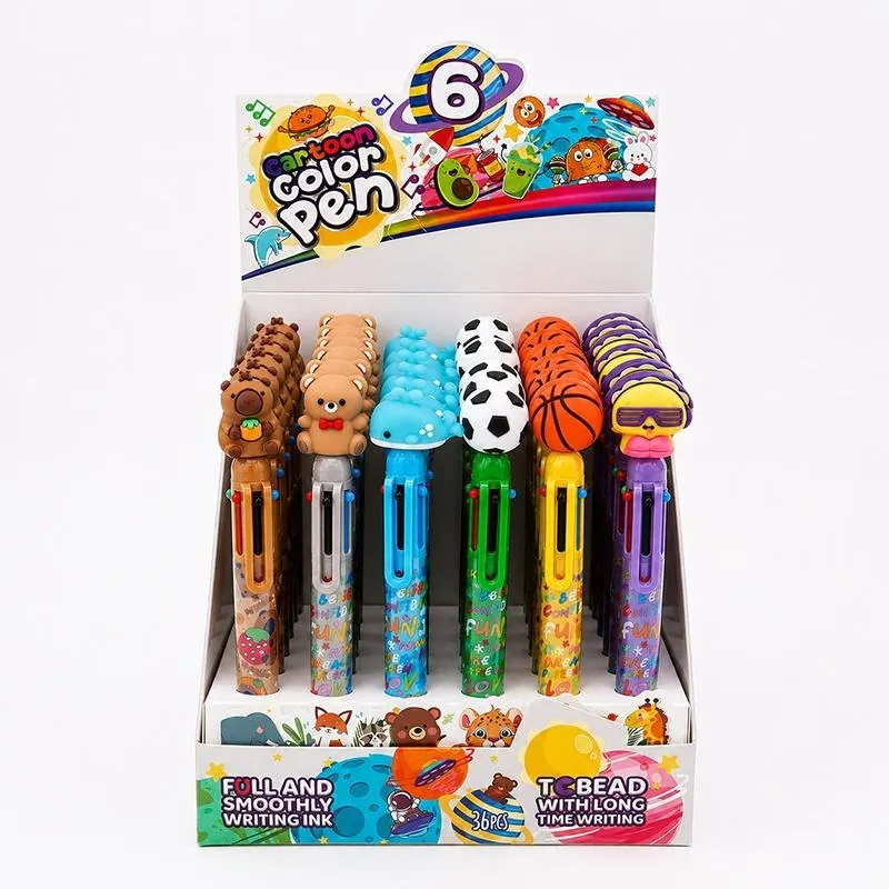Pen 6-in-1 Character Pen 6 Assorted Designs – image 4