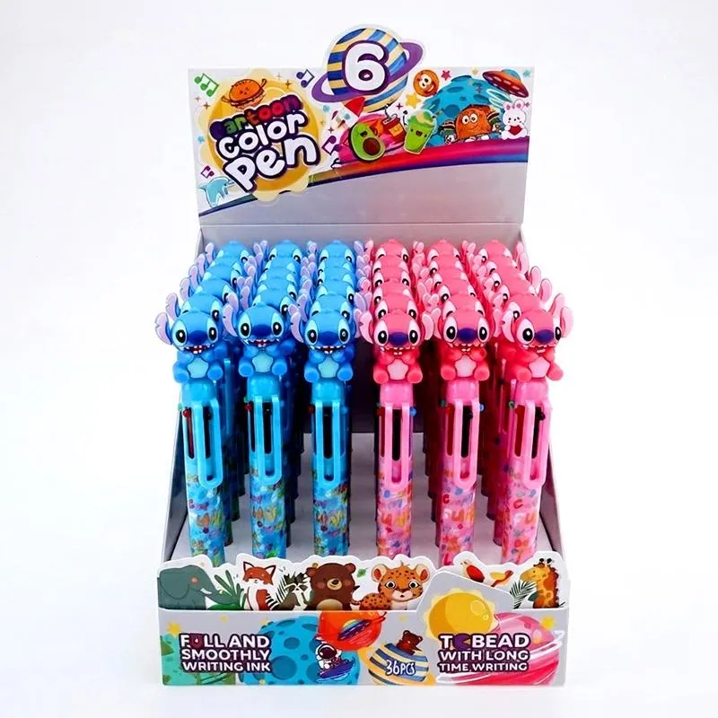 Pen 6-in-1 Character Pen 6 Cute Alien Designs 2 Assorted Designs – image 4