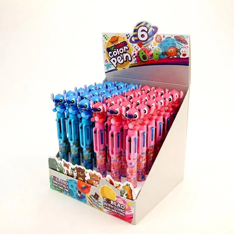 Pen 6-in-1 Character Pen 6 Cute Alien Designs 2 Assorted Designs – image 3