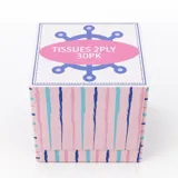 Tissues 2ply 30pk 4 Assorted Designs – image 1