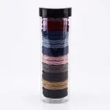 Hair Elastic Ties Ø4cm (Metal Free Fabric) 20pk/Tube - 10 Colour Packs – image 4
