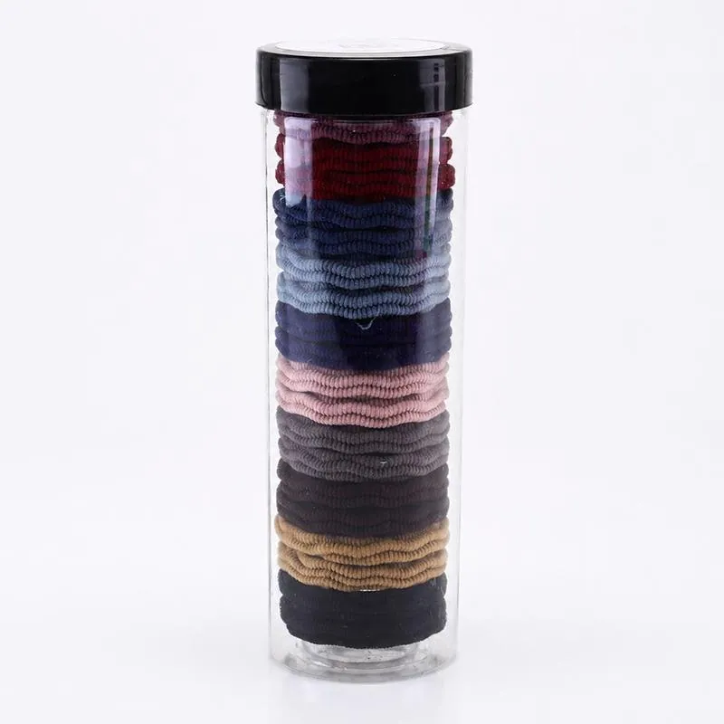 Hair Elastic Ties Ø4cm (Metal Free Fabric) 20pk/Tube - 10 Colour Packs – image 4