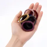 Hair Elastic Ties Ø4cm (Metal Free Fabric) 20pk/Tube - 10 Colour Packs – image 2