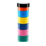 Hair Elastic Ties Ø4cm (Metal Free Fabric) 18pk/Tube - 6 Bright Colour Packs – image 4