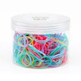 Hair Rubber Bands Extra Thick Ø2.5cm 250pk/Tube - Assorted Colour Packs – image 4