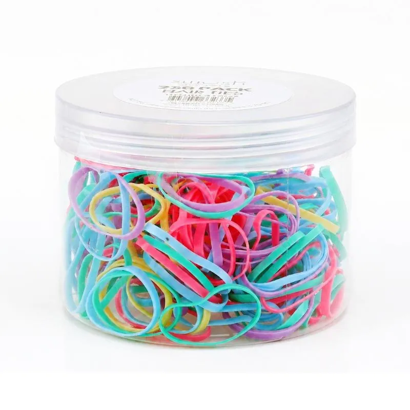 Hair Rubber Bands Extra Thick Ø2.5cm 250pk/Tube - Assorted Colour Packs – image 4