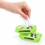 Mini Wet Wipes Unscented 8 Pack 4 Assorted Colours – image 2