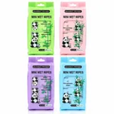 Mini Wet Wipes Unscented 8 Pack 4 Assorted Colours – image 3