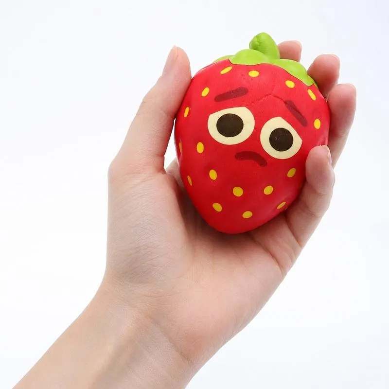 Squishy Squeeze - Fruit Serious - 9 Assorted Designs Up To 10cm Height - PU Foam – image 2