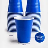 Drinkware & Partyware Party Cups 265ml 50pk American Blue – image 1