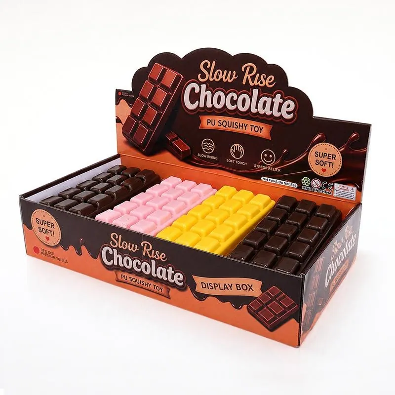 Squishy Squeeze - Treat Series Chocolate - 7cm X 16cm - Assorted Colours – image 3