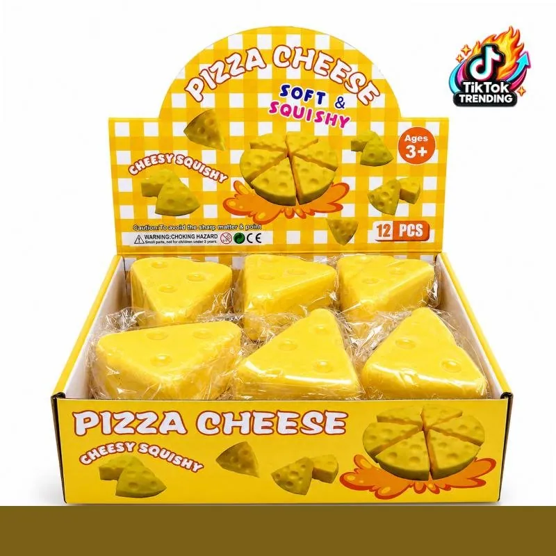 Squishy Squeeze - Block Series Cheese Wedge - 3.5cm X 9cm – image 4