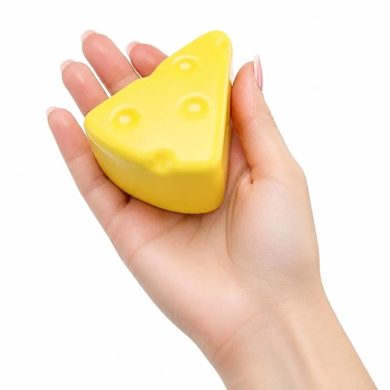 Squishy Squeeze - Block Series Cheese Wedge - 3.5cm X 9cm – image 2