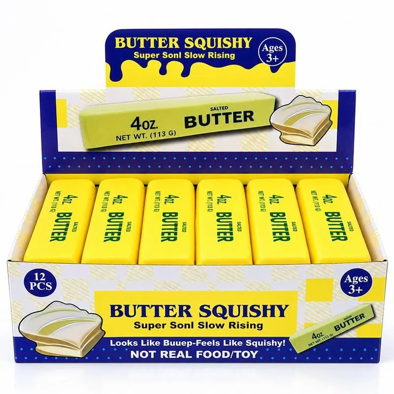 Squishy Squeeze - Block Series Butter - 13.5cm - PU Foam – image 4