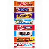 Squishy Squeeze - Treat Series Chocolate Bar - 5cm X 20cm - 8 Assorted - PU Foam – image 1
