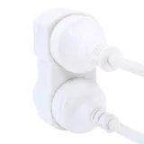 Adapter Double (Vertical) White 240V 10A Max Load 2400W – image 2