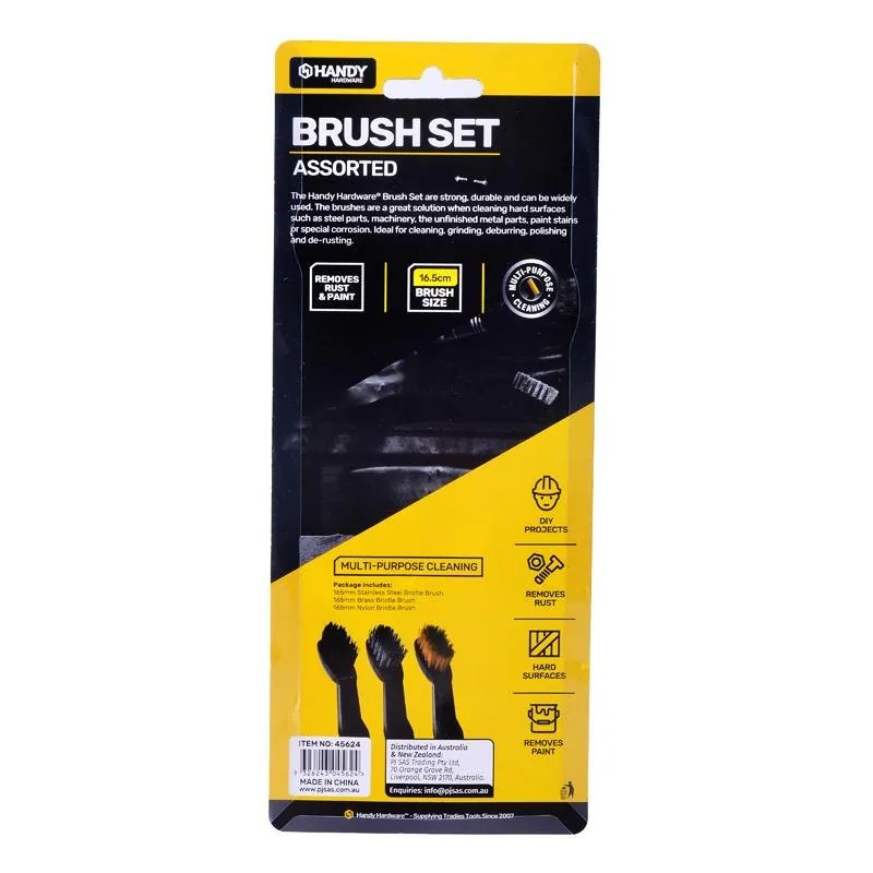 Brush Wire Set (Includes Plastic & Wire Bristles) 3pc – image 3