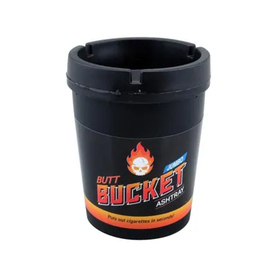 Ashtray Butt Bucket Jumbo with Removable Lid 13cm X 10cm