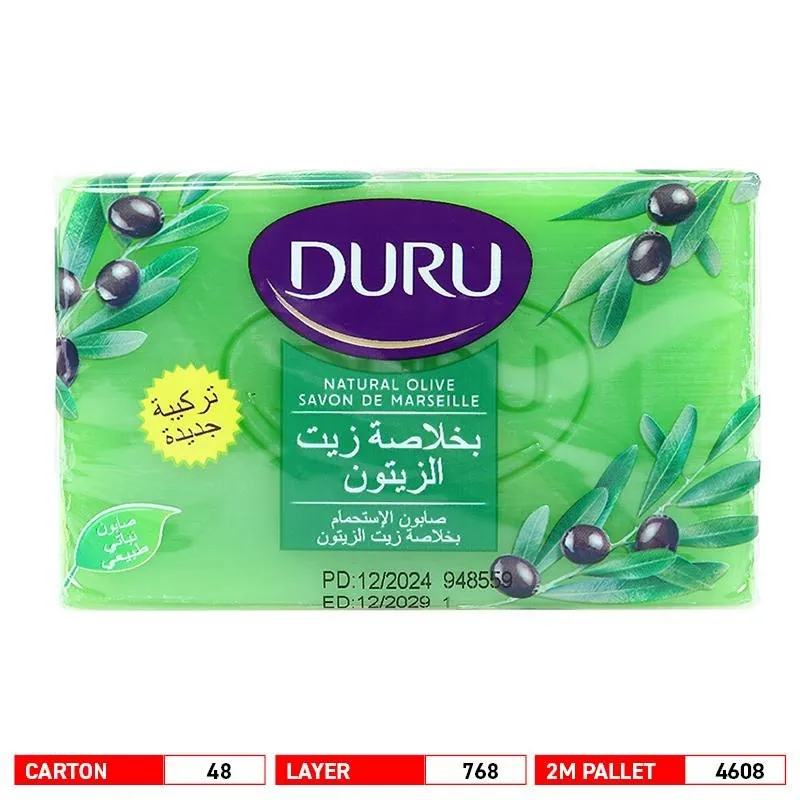 Duru Body Bar Soap Natural Olive Oil (Marseille) 150g – image 4
