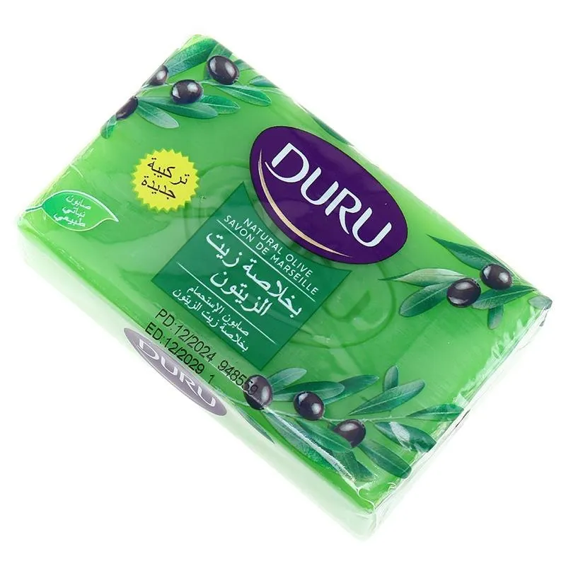 Duru Body Bar Soap Natural Olive Oil (Marseille) 150g – image 3