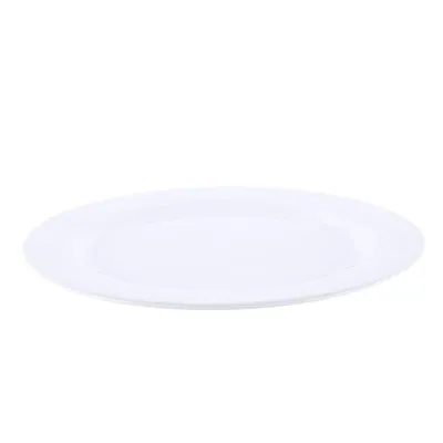 Melamine Plate Round Ø25cm X 1.9cm(h) - White – image 2