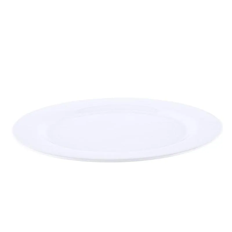 Melamine Plate Round Ø25cm X 1.9cm(h) - White – image 2