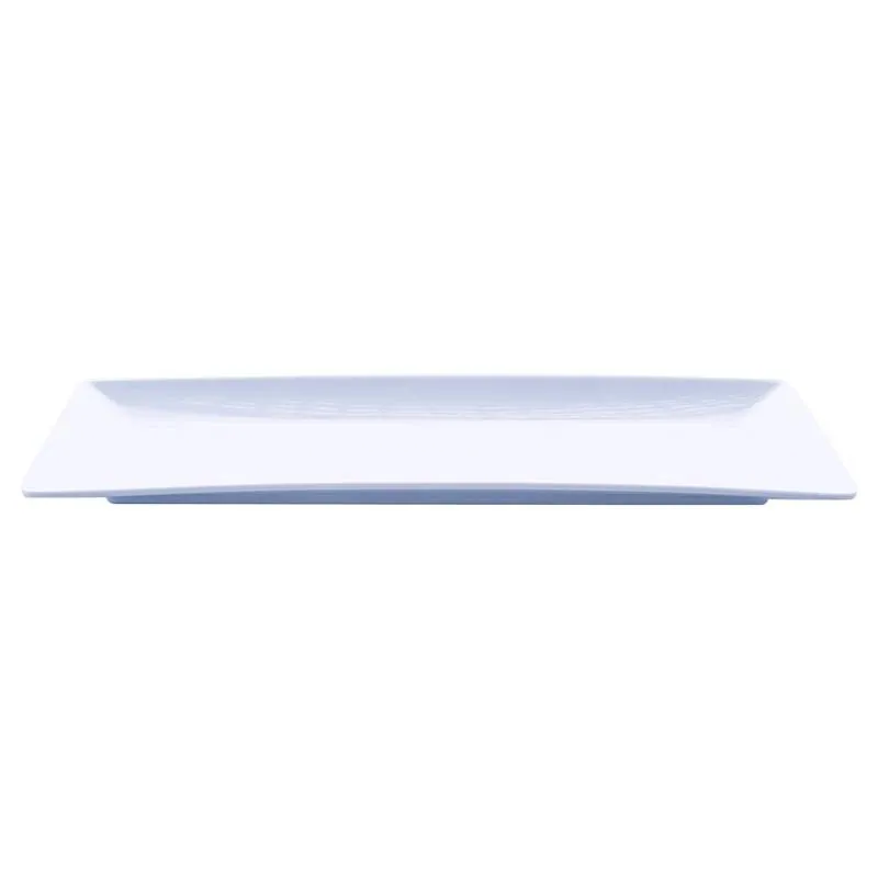 Melamine Platter Tray Rectangular 35cm X 15cm X 1.5cm - White – image 2
