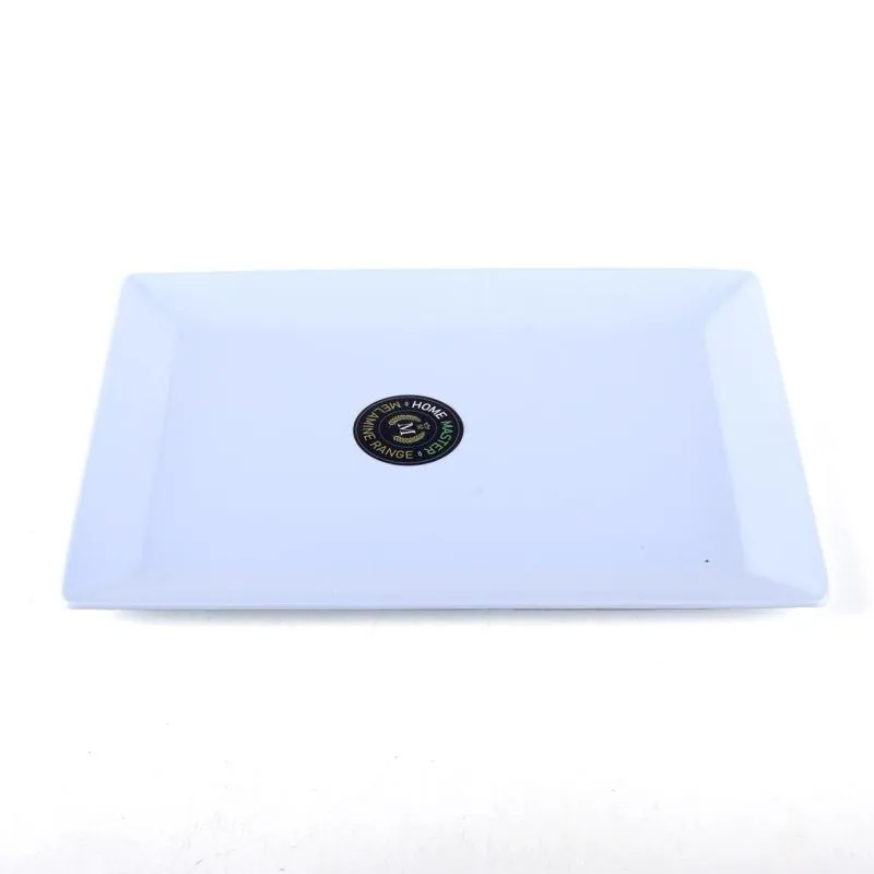 Melamine Platter Tray Rectangular 35cm X 25cm X 2cm - White – image 3