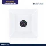 Melamine Bowl Square 20cm X 8.5cm - White – image 4
