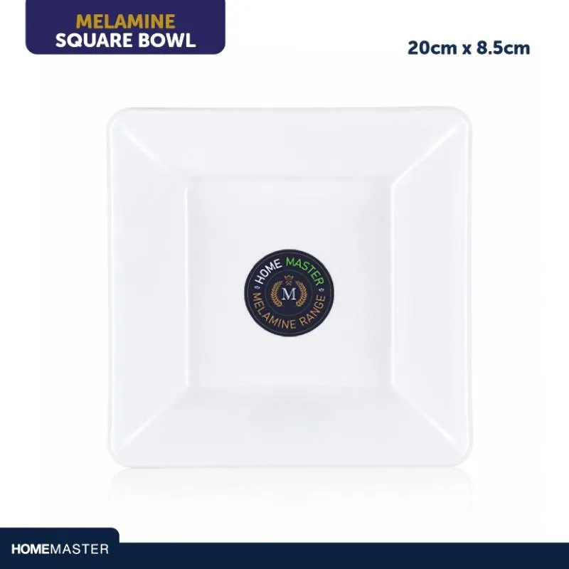 Melamine Bowl Square 20cm X 8.5cm - White – image 4