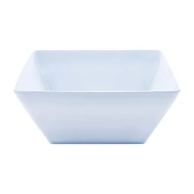 Melamine Bowl Square 20cm X 8.5cm - White
