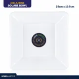 Melamine Bowl Square 25cm X 10.5cm - White – image 4