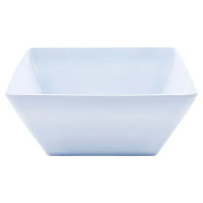 Melamine Bowl Square 25cm X 10.5cm - White