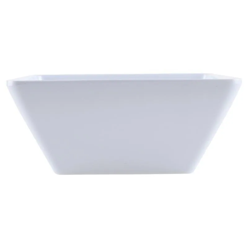 Melamine Bowl Square 25cm X 10.5cm - White – image 2