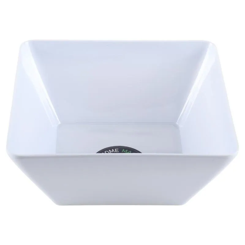 Melamine Bowl Square 25cm X 10.5cm - White – image 3