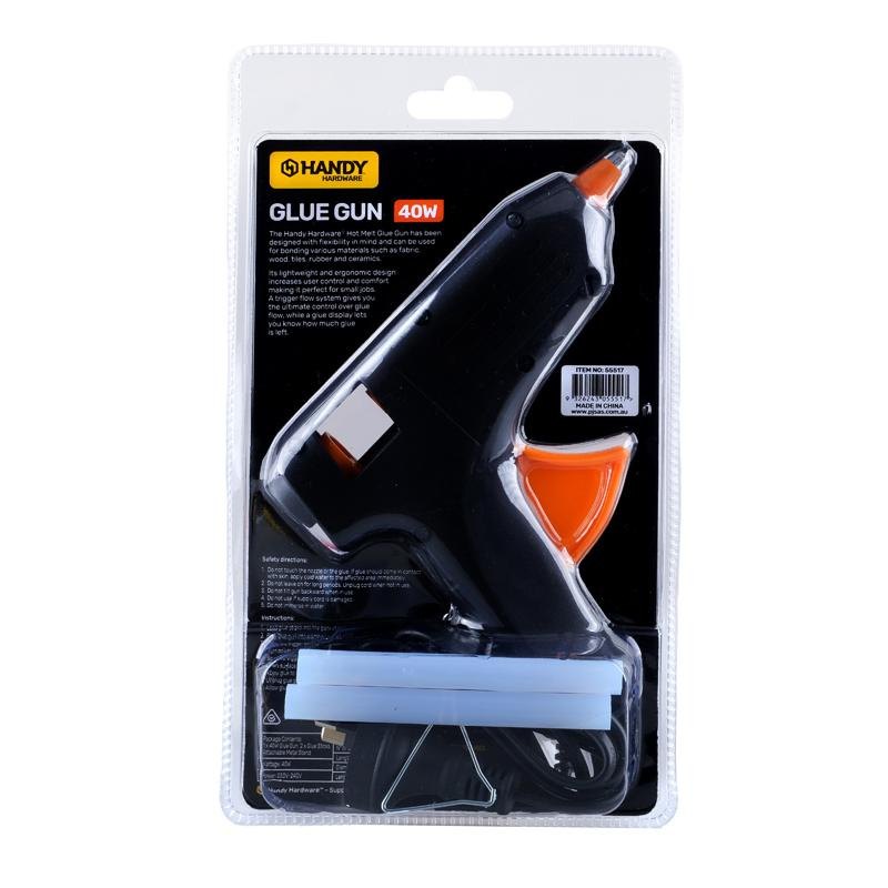 Hot Glue Gun 40W with 2 Glue Sticks — photo 4 of 4