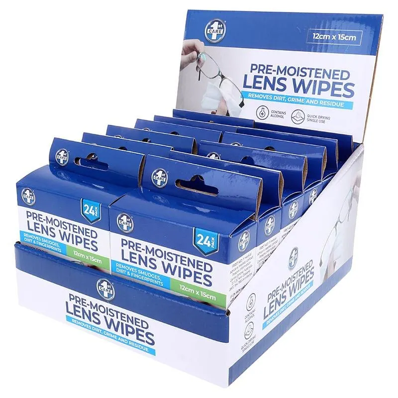 Moistened Lens Cleaning Wipes 24pk – image 3
