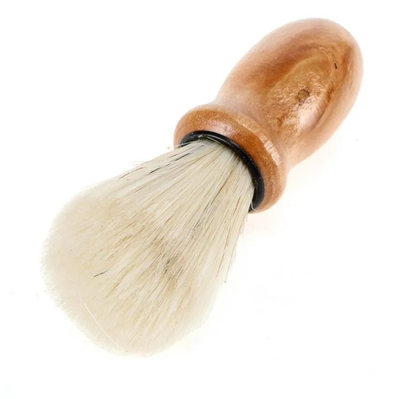Shaving Brush with Wooden Handle – image 2