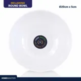 Melamine Bowl Round Ø20cm X 5cm(h) - White – image 4