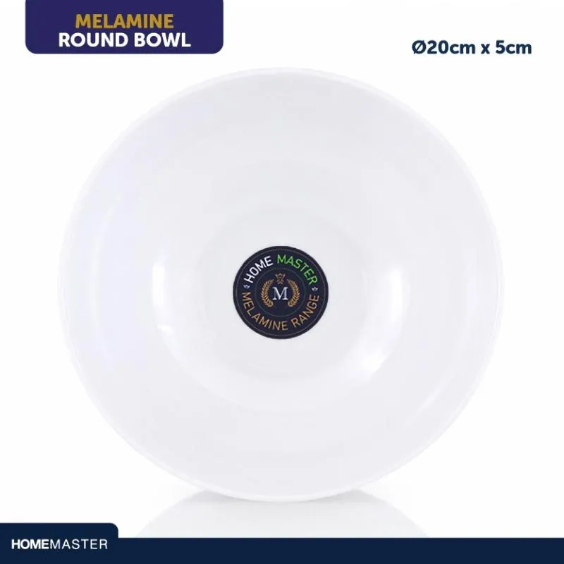Melamine Bowl Round Ø20cm X 5cm(h) - White – image 4