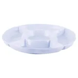 Melamine Platter Tray with 5 Section Divider Round Ø28cm X 3cm(h) - White – image 2