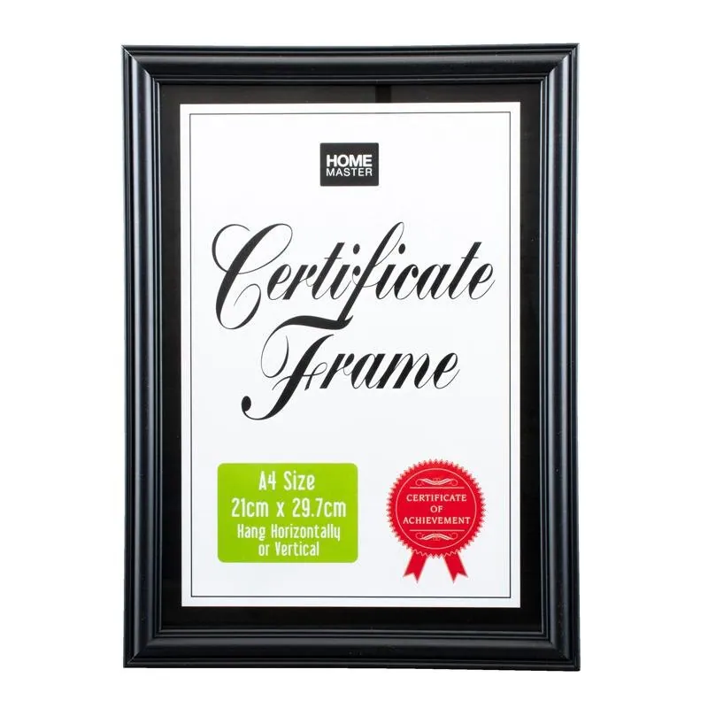 Frame Certificate A4 Black 21cm X 29.7cm – image 4