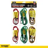 Bungee Cord Green, Red & Yellow 6pc Assorted Sizes (2 X 60cm, 2 X 90cm, 2 X 120cm) – image 4