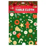 Table Cloth Flannel Backed Christmas 130cm X 225cm 4 Assorted Designs – image 1