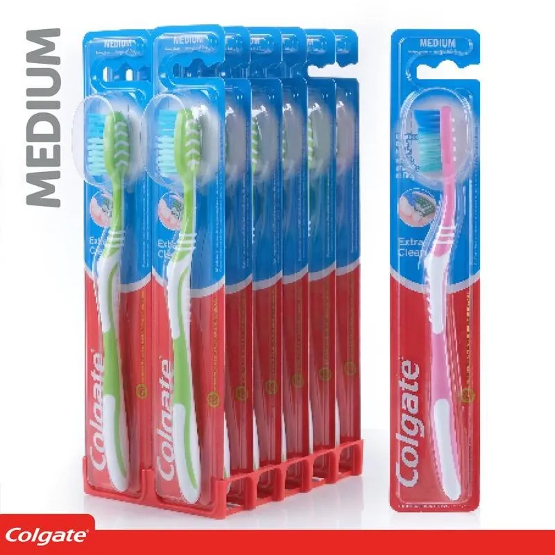 Colgate Toothbrush - Extra Clean - Medium Bristle – image 4