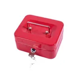 Cash Box Metal 15cm X 13cm X 7cm – image 1