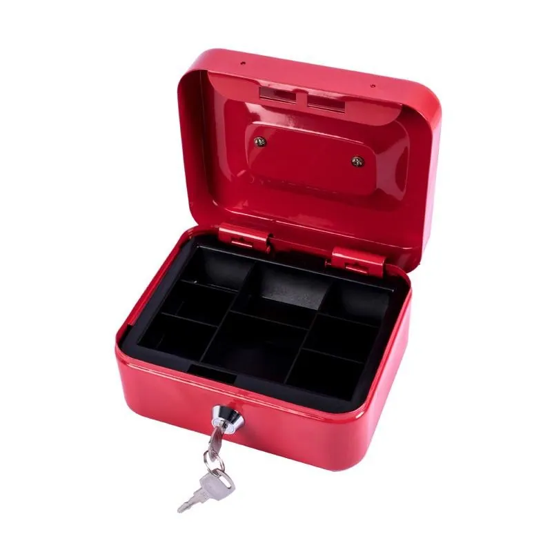 Cash Box Metal 15cm X 13cm X 7cm – image 2