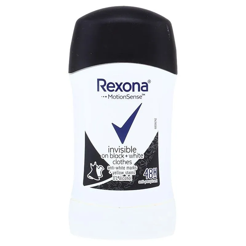 Rexona Deodorant Stick - Invisible Black & White 40g (Women) – image 4